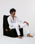 Atelier Del Sofa Puf de Jardín Diamond - Negro